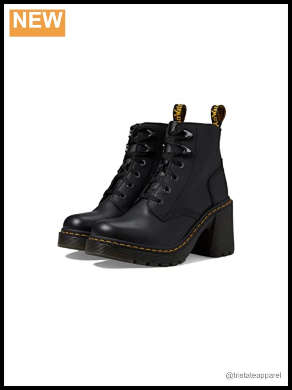 Women's Leather Heeled Lace Up Ankle Boots